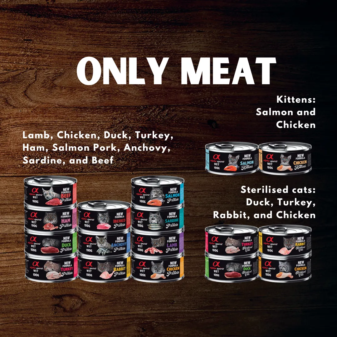 Alpha Spirit Duck Wet Food for Cats