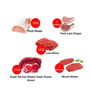 Beef and Pork Meat Box