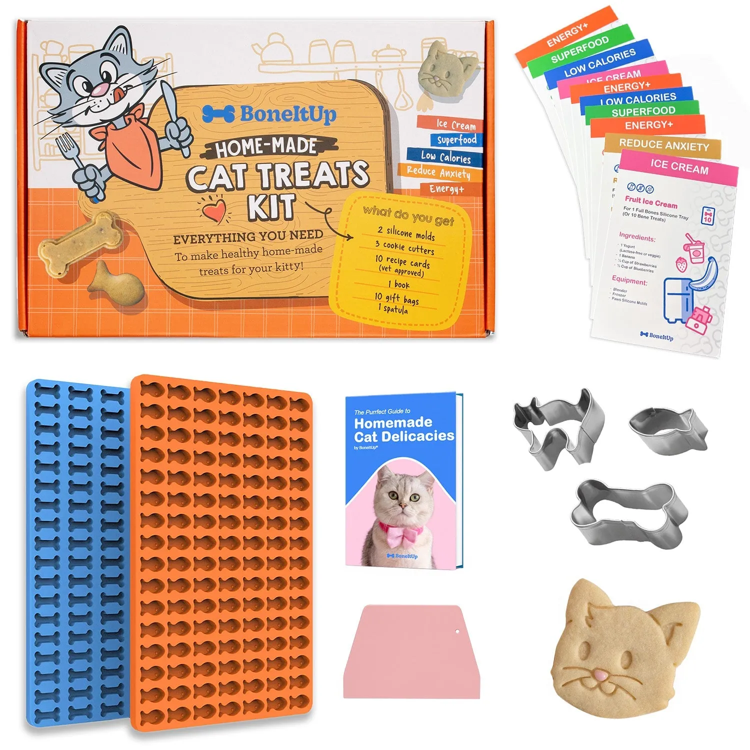 BoneItUp Homemade Cat Treats Kit