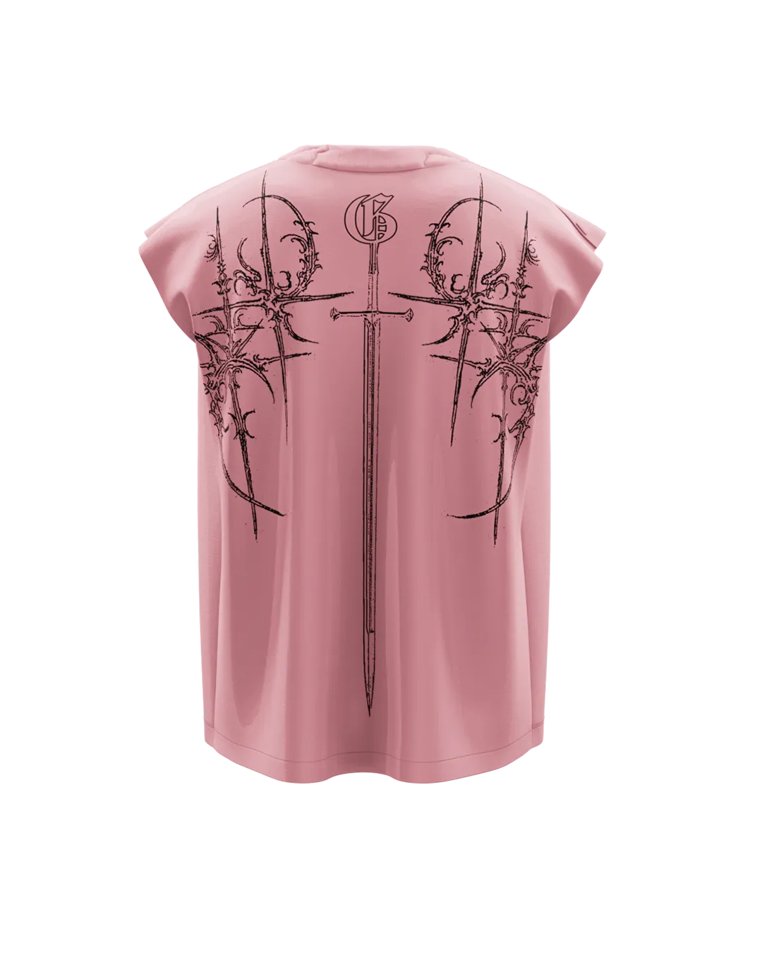 Demon Coral Unisex Boxy Vest