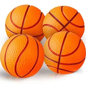 Durable Bouncy Fetch Basketball Chew Ball for Small Medium Dogs Interactive Game