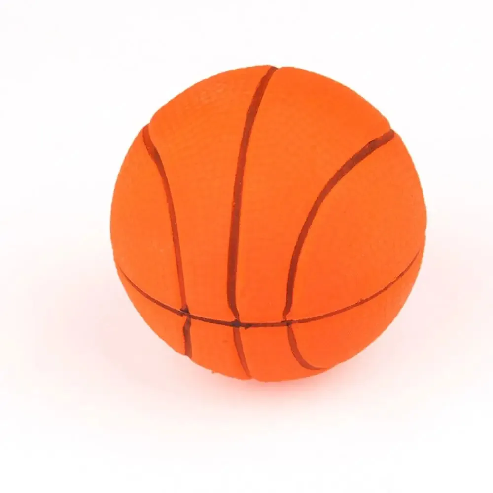 Durable Bouncy Fetch Basketball Chew Ball for Small Medium Dogs Interactive Game