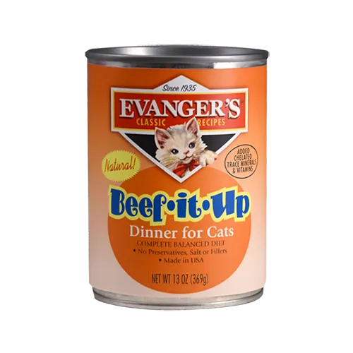 Evangers Beef It Up Beef Canned Cat Food