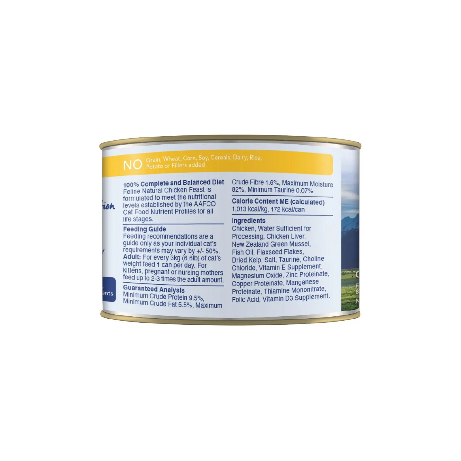 Feline Natural Chicken Feast Wet Cat Food 170g x 12