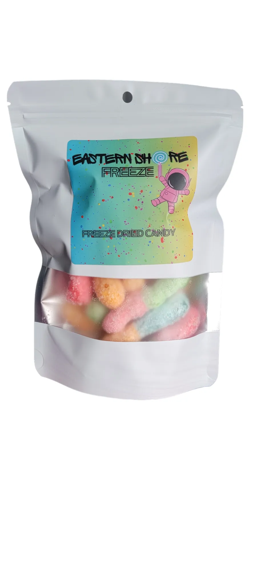 Freeze Dried Sour Space Worms (Gummi Worms)