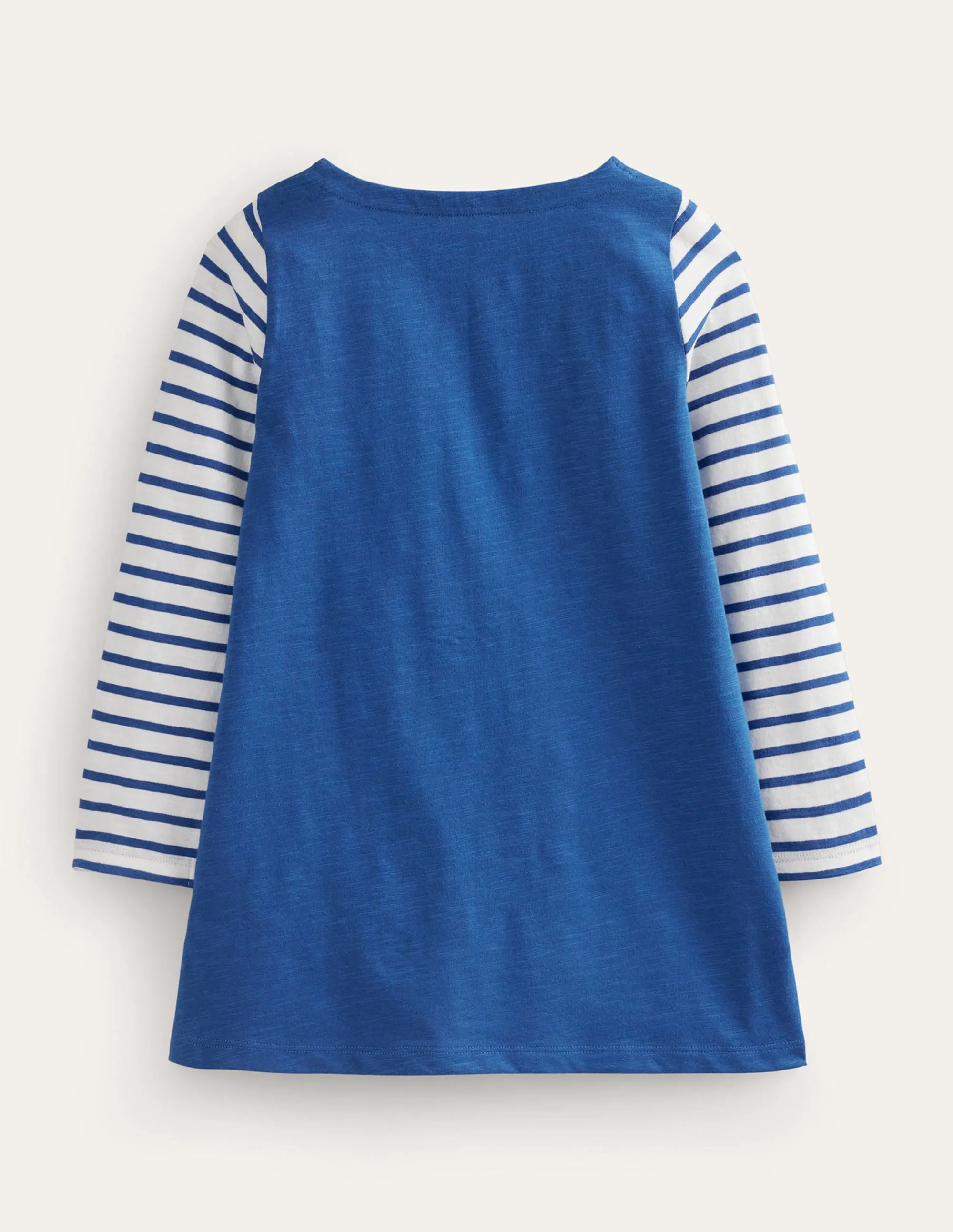 Fun Applique Tunic-Delft Blue Guinea Pig