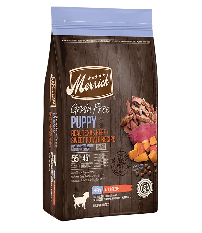 Merrick Puppy Beef & Sweet Potato Dry Dog Food