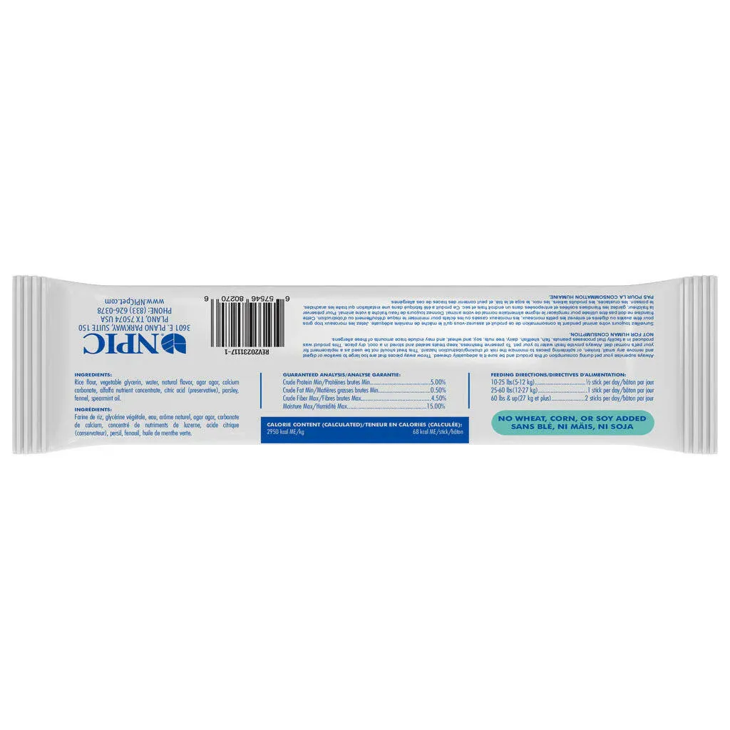 N-Bone FLOSSta Dual Action Mint Flavor Dental Dog Chews