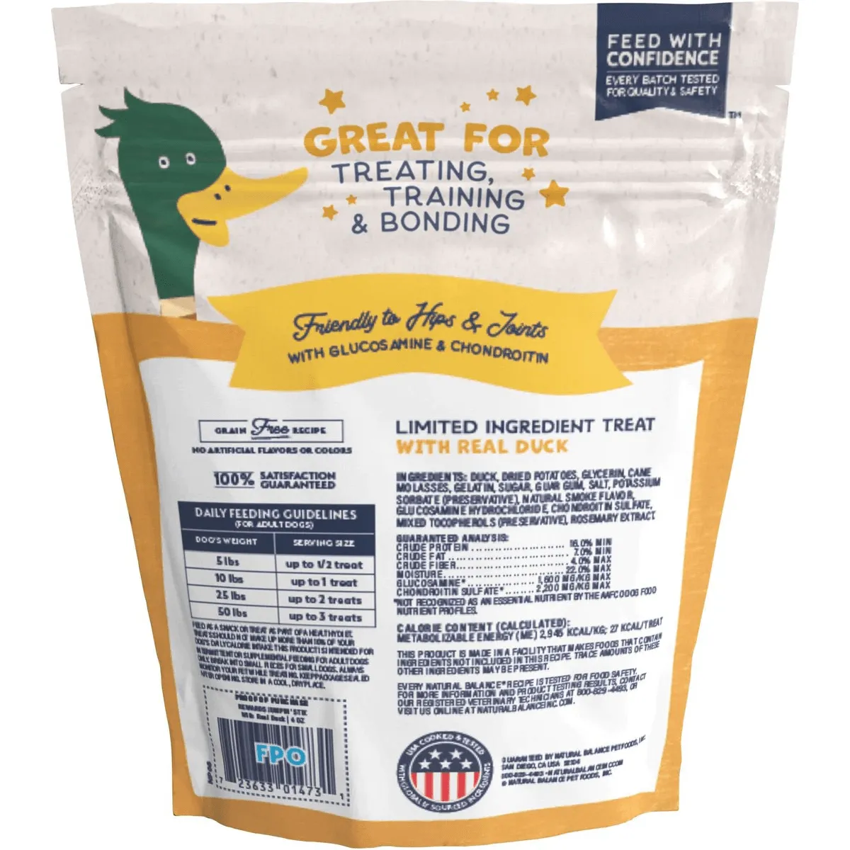 Natural Balance Rewards Jumpin' Stix With Real Duck Dog Treats