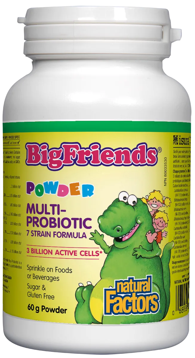 Natural Factors Big Friends Multi-Probiotic 3 Billion Active Cells 60g