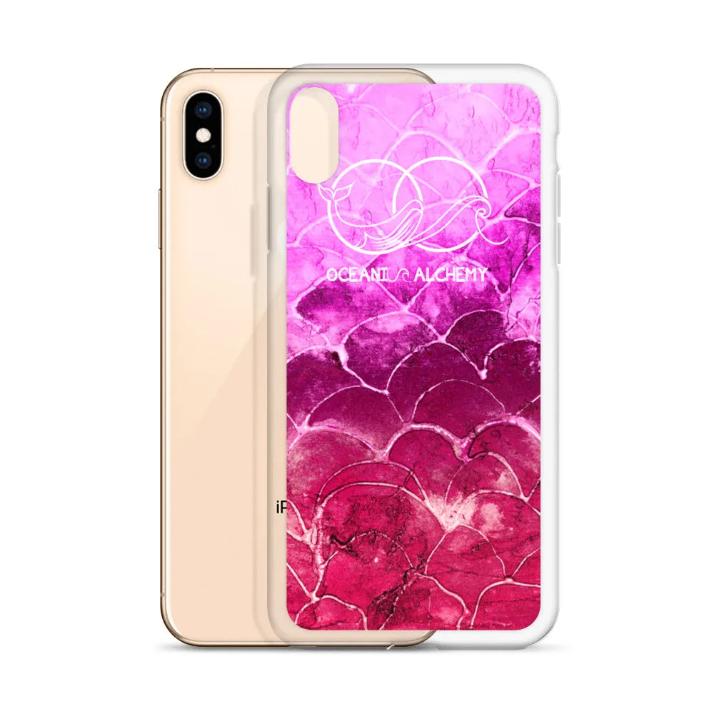 OA Fish scale - Fuchsia iPhone Case
