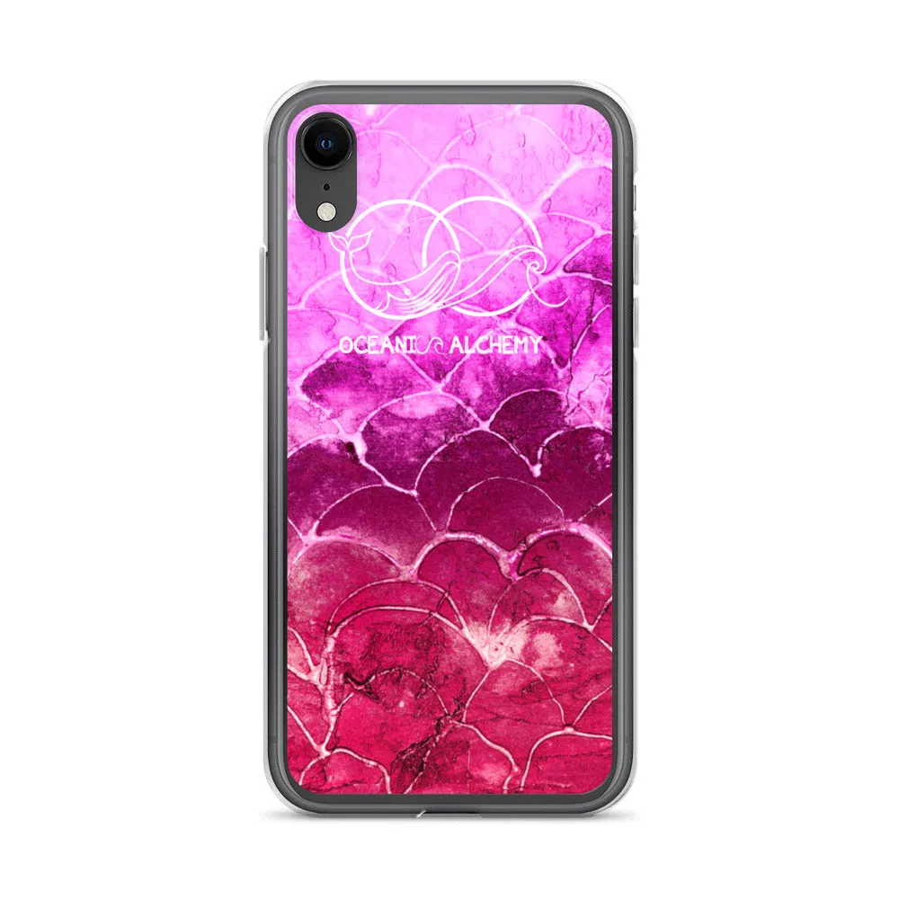 OA Fish scale - Fuchsia iPhone Case