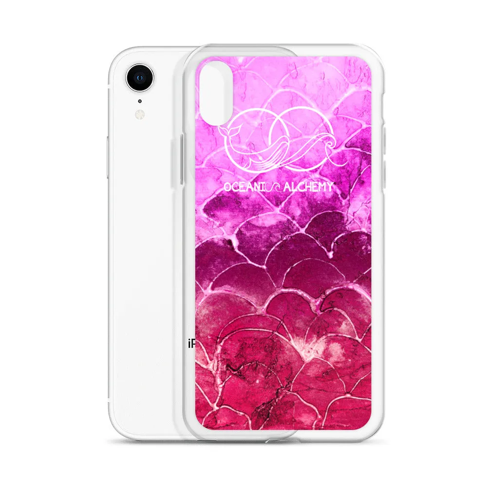 OA Fish scale - Fuchsia iPhone Case