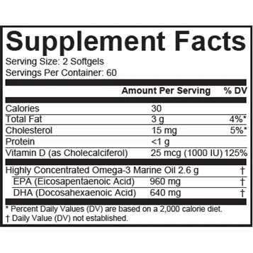 Omega 3D Lemon by Nutritional Frontiers