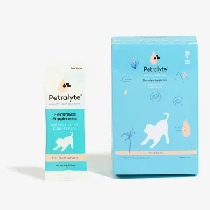 Petralyte Electrolyte Supplement for Dogs, for Beef Lovers, 16-Pack