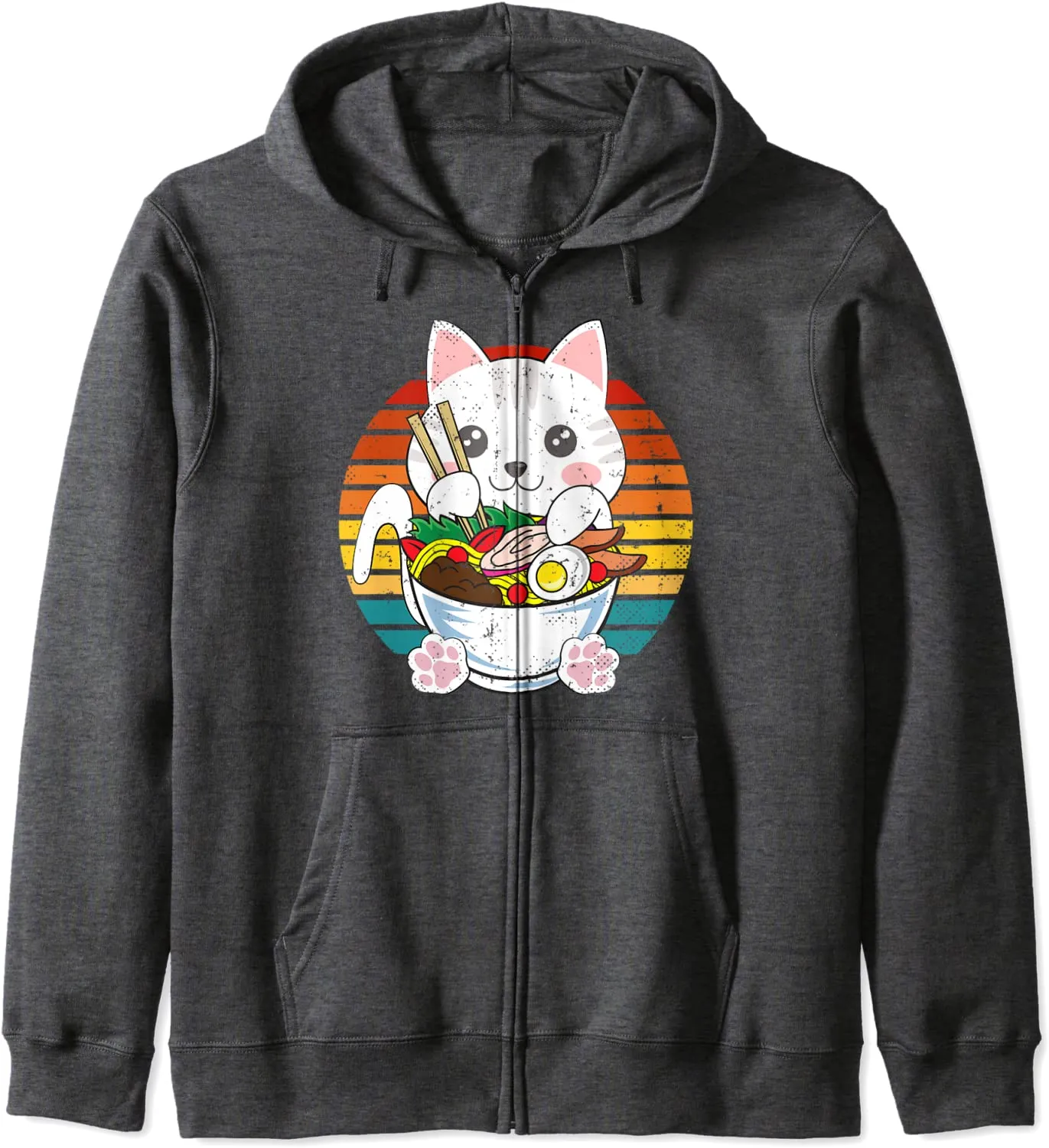 Ramen Sweatshirt Ramen Joy Ramen Spicy Ramen Dry Noodles Zip Hoodie
