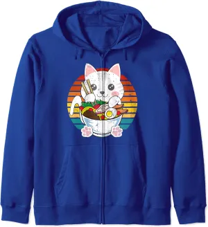 Ramen Sweatshirt Ramen Joy Ramen Spicy Ramen Dry Noodles Zip Hoodie