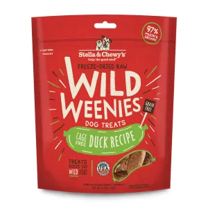 Stella and Chewy's Freeze Dried Raw Wild Weenies - Cage Free Duck
