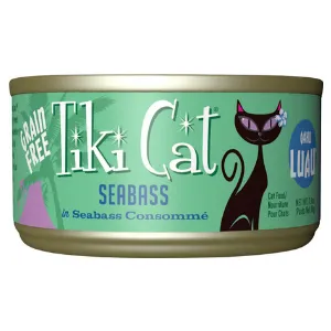 Tiki Cat Oahu Luau Seabass in Seabass Consomme  Canned Cat Food