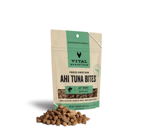 Vital Essentials Freeze-Dried Ahi Tuna Bites Cat Treats