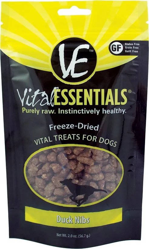 Vital Essentials Freeze Dried Duck Bites 2 oz.